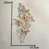 Bow Ties Women's 3D Flower Fake Collar Diy broderi Applique Halsring Symål Tygkläder Tillbehör Patch Scrapbooking