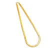 Kedjor Hip Hop 75 cm Herringbone Chain Fashion Style 30in Snake Golden Neckor Jewelry for Bar Club Male Female Gift1268K