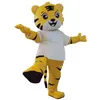 2018 Yüksek Kaliteli Tiger Maskot Kostümü Hayvan Karikatür Fantezi Elbise Yetişkin Büyüklüğü 294n
