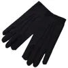 Rękawiczki bez palców 2 pucha Wysokiej jakości elastyczne wzmocnienie białego czarnego spandeks