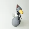 Acessórios para casa de boneca Ins Brinquedos nórdicos Pato Forma de cisne Enfeites de cabeça de animal Pingentes de parede Decoração de quarto infantil Adereços de tiro Presente de bebê 230719