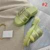 Дизайнерские модные тапочки толстые дно повседневные пляжные сандалии нейлоновая водонепроницаемая платформа повседневная обувь размер 35-41 с коробкой