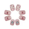 False Nails Glossy Pink Translucent Fake Charming & Fashionable Classic Design Timeless For DIY Your Own Nail Art At Home