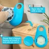 Altre forniture per cani Dispositivo antismarrimento Bluetooth Forma di goccia d'acqua Chiavi intelligenti Portafoglio Borsa da trasporto per animali domestici Localizzatore di posizionamento antismarrimento del telefono cellulare 230720