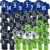 DK Metcalf Geno Smith Jaxon Smith-Njigba Football Jersey Devon Witherspoon Tyler Lockett Kenneth Walker III Marshawn Lynch Bobby Wagner