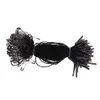 1000 pcs black hang tag string with black pear shaped safety pin 10 5cm good for hang garment tags259Y