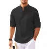 Männer Casual Hemden 2023 Mode Henley Hemd Designer Design Halbkörper Knopf Sport Hohe Qualität Weiche Material Tops