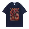 Męskie koszulki anime piekielne Ultimate Alucard Tshirt Mężczyźni kobiety vintage duże koszulki streetwearu Męskie gotyckie wampirów horrory