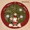 Décorations de noël 90 cm arbre jupe année décor noël ornements rennes tapis Navidad Natale Kerst Decoratie 2023