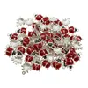 50pcs Classiques Coloré Émail En Alliage De Zinc Pendentif Charme Coccinelle Classique Collier Pendentif DLY Accessoires DIY Bijoux Crafts290v