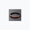 8mm Nouveau Naturel Bois Perles brin Bracelets Hommes Noir Ethinc Méditation Blanc Bracelet Femmes Prière Bijoux Yoga283w