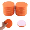 10 pièces ensemble 6 150mm tampons de polissage de voiture éponge polissage polissage cirage tampon Kit outil pour voiture polisseuse tampon Orange Auto Care 248l
