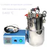 Kit de réservoir de pression de colle 2L en acier inoxydable avec régulateur de température constante de sac de chauffage électrique pour la distribution de colle285D