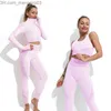 Women's Tracksuits Yoga Set Gym Clothing Fitness Women's Track and Field Suit Tight Bra Sports bra Long Sleeve Women's Sportswear Z230720