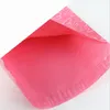 100pcs lot pink poly pe peaer bag 2 28 42cm mail facs love heart evelope class plastic self for yxy01572947