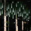 Strings 30/50cm LED Meteor Shower Fairy String Garland Lights Christmas Decorations Outdoor Wedding Street Garden Home Decor Navidad