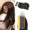 8A Cuticle Aligned Hair 3 Bundles With 2x6 Middle Part Swiss Lace Closure Straight Cheap Brazilian Human Hair Weaves Extension Nat246K