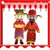 2019 factory new God of wealth mascot costume cartoon custom animation character head set props doll outfit241D