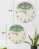 Wall Clocks Bohemian Style Mandala Pattern Ethnic Retro Luminous Pointer Clock Home Ornaments Round Silent Living Room Decor