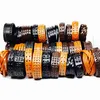 Hommes 30pcs / pack Noir Marron Café En Cuir Véritable Large Mode Manchette Bracelets Lots En Vrac Tout Neuf318K