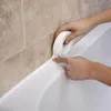 3 4mx38mm Bagno Doccia Lavandino Vasca da bagno Striscia di tenuta Nastro PVC bianco Autoadesivo Adesivo da parete impermeabile per bagno Kitchen2362