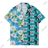 Ordine della miscela Camicie casual da uomo 23SS Hawaii Fiori floreali Stampa magliette da spiaggia Maglietta di lusso di design Maglietta da bowling di seta estiva casual Maglietta da donna XXXL 3XL