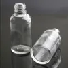 660pcs/lot厚さ30ml透明なガラス瓶エッセンシャルオイルドロッパーコンテナドロッパー児童証明キャップmbjck
