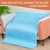 kennels pens Dog Cooling Bed Mat Summer Pet Pad Mats For Dogs Cat Blanket Sofa Breathable Washable 8 Size for Small Medium Large Dogs Puppy 230719