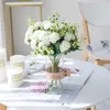 装飾的な花シルクハイディアジアジャンシは家の結婚式の装飾のために人工的です