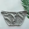 Underpants Explosive Men's Fashion Youth Modal Low Waist Tight Triangle Small Panties U Convex Solid Color Sexy Pouch Bag