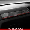 Bilinredning Gjutning av kolfiber Dörrpanel Trim Cover Copilot Dashboard Panel Auto Sticker Car Styling för Audi Q3 2013-2018266N