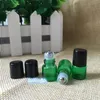 2019 Bunte 1 ml kleine Glasrollerflaschen Mini-Röhrchen-Glas-Roll-On-Duft-Parfümflaschen nachfüllbare tragbare Parfüm-Roll-On-Bo Iieh