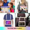 360° drehbarer Ständer, Tablet-Hüllen für iPad Mini 6 8,7 Zoll, Ganzkörper-Silikon-PC, langlebige Kickstand-Schutzhülle mit Schultergurt, buntes Regenbogen-Design
