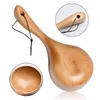 Spoons Wooden Salt Scoop For Bath Sauna Water Rice Spoon Beans Multipurpose Gourd Ladle Tableware Kitchen Utensil