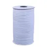 200 Yards Longueur 0 12 Pouces Largeur Tressé Bande Élastique Cordon Tricot Bande pour Coudre DIY Masque Bedspread1248G