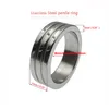 Stainless Steel Penis Ring Lock Bondage Cbt Metal Cock Rings Delay Erotic BDSM For Men Dick Cockring Adults 2106182467