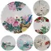 Umbrellas Chinese Style Printed Silk Umbrella Craft Ceiling Decoration Dance Cheongsam Catwalk Classical