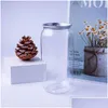 Water Bottles Plastic Beverage Bottle Pop Can 350Ml 500Ml 650Ml Ringpl Round Disposable Food Grade Pet Juice Cups B3 D Dhcnb