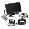 12-24V Zestaw odwracania samochodu 7 TFT LCD Monitor CCD IR Backup Camera dla Van Truck244D