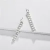 CHIAO BOHO Simplicity Link Chain Drop Earring Long Dangle Boucles d'oreilles Bijoux pour Women234S