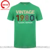 Męskie koszule T. Vintage 1980 Classic Limited Editon Shirt Men Retro in T-Shirt Fashion Summer Women TEE TOPS CAMISETAS MUJER