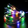 Strings 10 stks Kerst Vakantie Decor Lichten Kurk Vormige Flessenstop Lampen Glas Wijn LED Koperdraad Lichtslinger Voor Feest Bruiloft