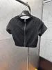 Roupas casuais de verão para jogging com decote em bico, blusa de manga curta + leggings com bolso, conjunto de duas peças cinza