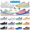 Hoka 1 무료 사람 운동화 Hokas Bondi 8 Carbon X2 Clifton Challenger Atr 6 Women 남자 로우 탑 메쉬 트레이너 트리플 화이트 클라우드