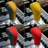 Alcantara Fabric Wrap Leather Car Gear Shift Knob ABS Cover Trim Decals for Porsche Cayenne 2011-2017 Car Interior Accessories288I