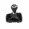 6 SPEED CAR MT VÄGEN SKILD KNOB GAITER STOOK COVER FÖR A4 S4 B8 8K A5 8T Q5 8R S-LINE 2007-2015196A