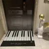 Dywany Kreatywne klawisze fortepianowe eva eva mata bez poślizgu maty drzwi bezpłatne do korytarza i do mycia kuchennego wystroju domu