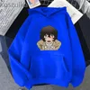 Męskie bluzy z kapturem anime bungo bungo psy fajne Dazai Osamu graficzny pullover bluza moda zabawna żeńska z kapturem długim rękawem streetwear