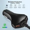 Other Batteries Chargers VAORLO Vehicle-mounted Mobile Charger 12V 60W 4 Ports USB QC3.0 Fast Mobile Phone Car Charger Adapter Portable Charger Plug x0720