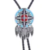 Bolo Ties New Indian Plume Totem Pendentif Bolo cravate HKD230719